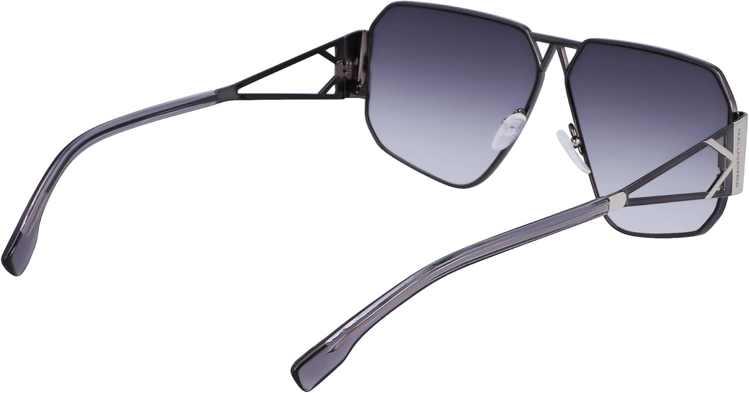 KARL LAGERFELD KL339S 040 SILVER SHINY 61/9/145 UNISEX Sunglasses