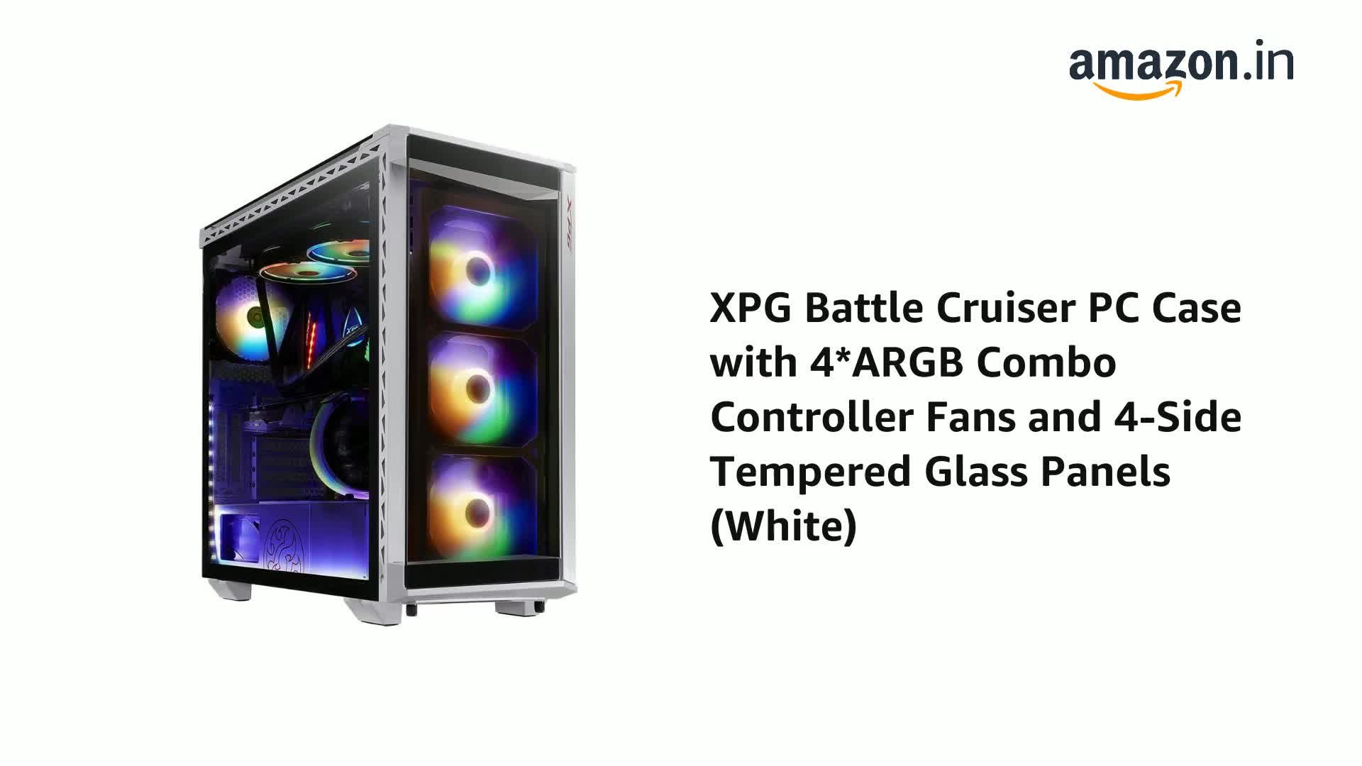 Amazon.in: Buy XPG Battle Cruiser PC Case with 4*ARGB Combo