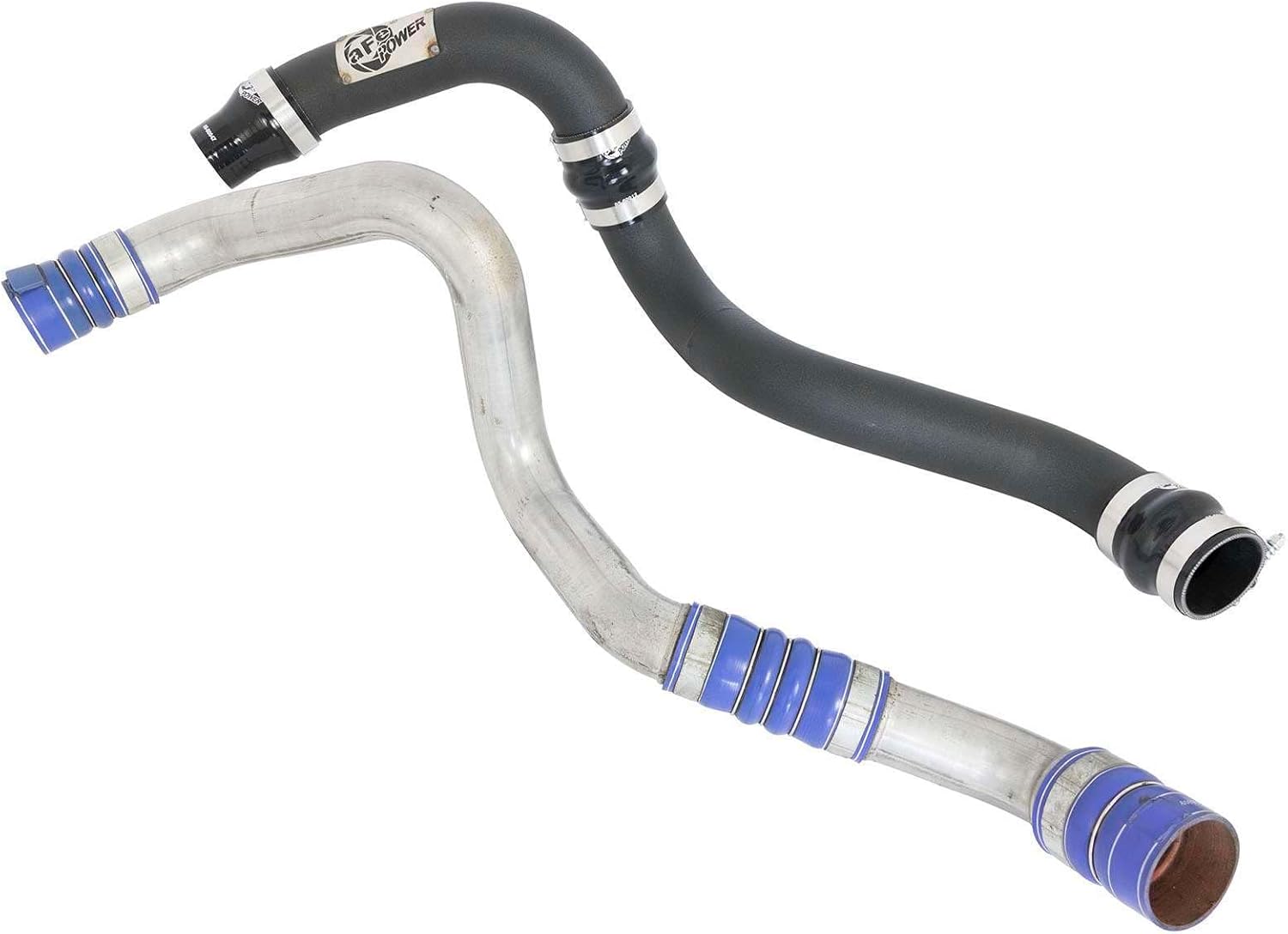 aFe POWER BladeRunner 3 IN Aluminum Hot and Cold Charge Pipe Kit Black - #46-20114-B