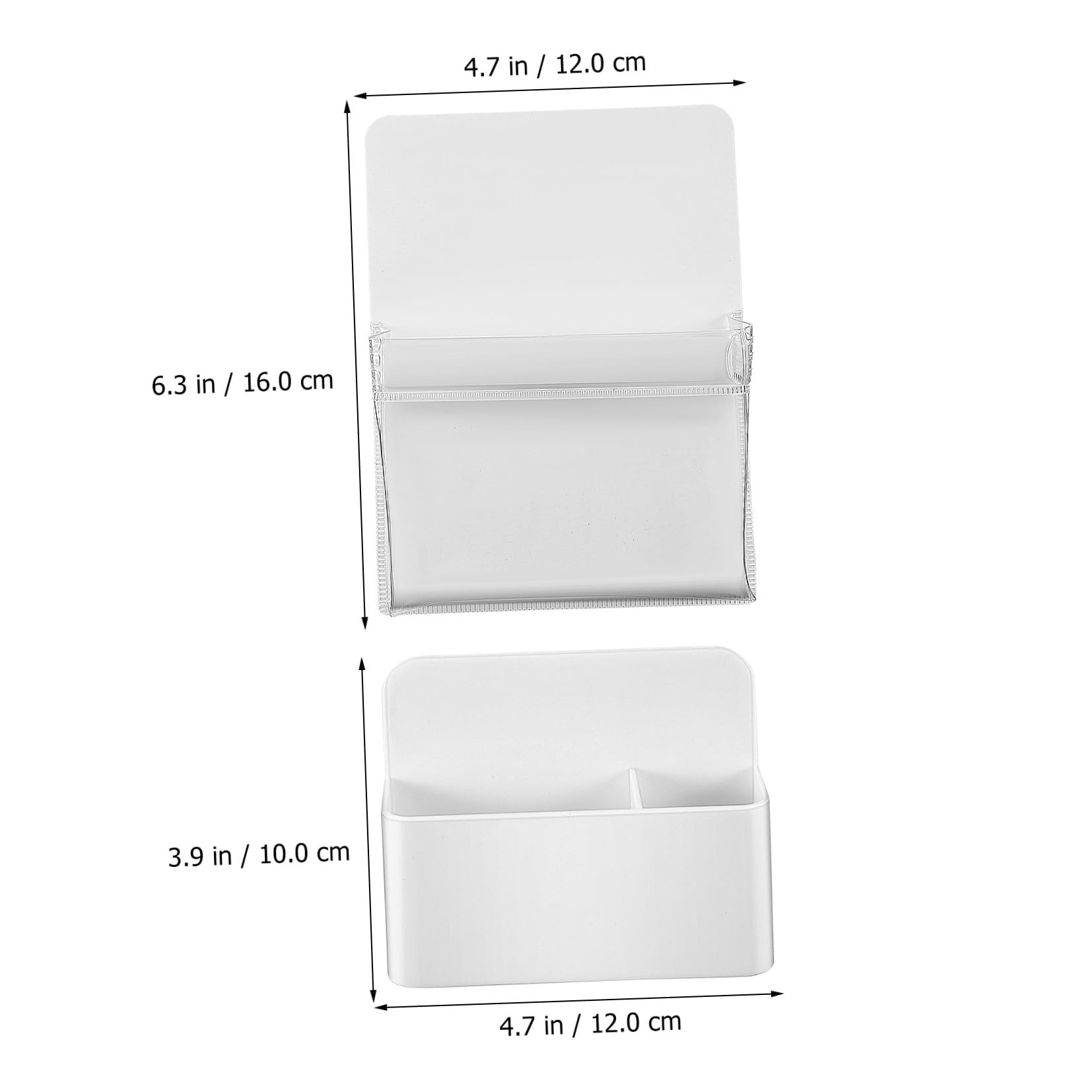 Porta Penne Magnetico da Scrivania 2 Pezzi in Abs Pvc