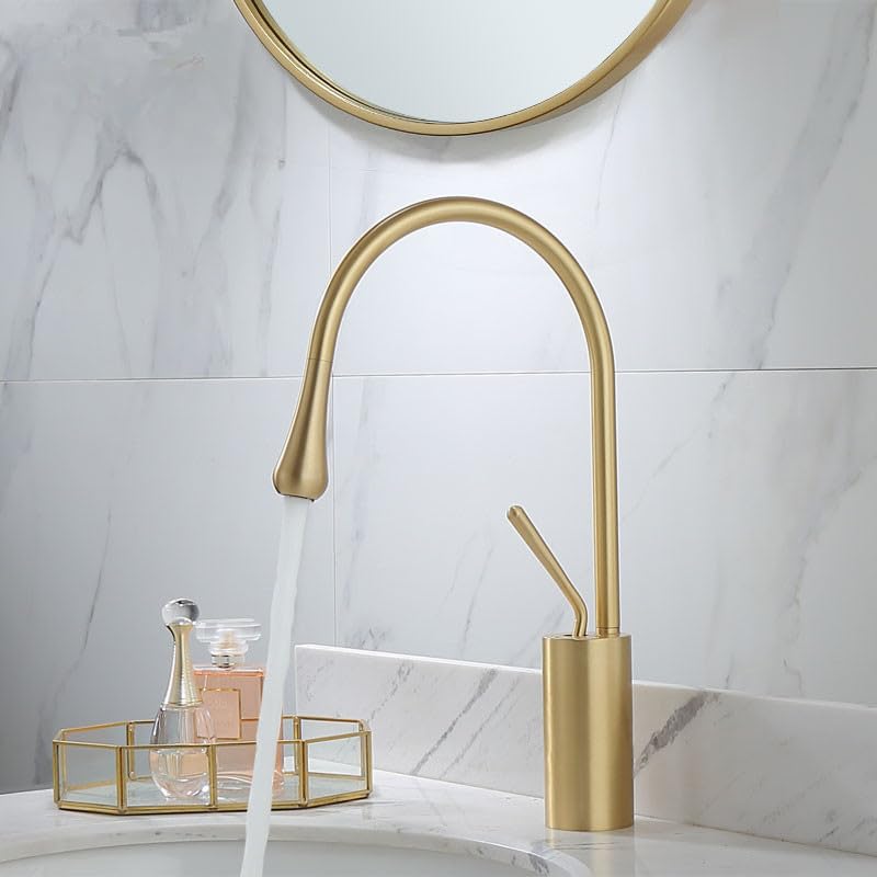 Mitigeur salle de bain monotrou eau chaude et froide pour lavabo moderne