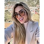 Retro Oversized Aviator Sunglasses for Women Men Square Double Bridge Pilot Sun Glasses 70s Trendy Shades - Image 3