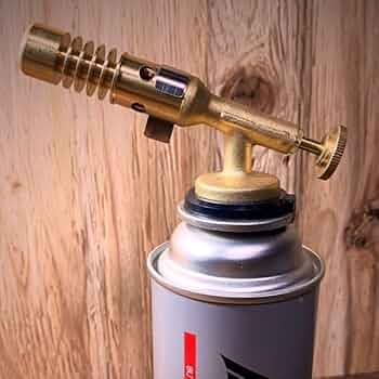 Amazon | 733 真鍮製 ガストーチバーナー ガスバーナー キャンプ