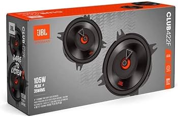 JBL Club 422F 2-Way Car Speaker Set by Harman Kardon - 105 Watt