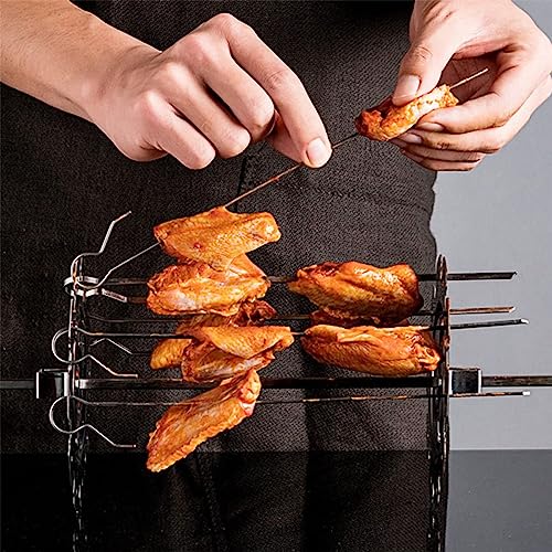 Cage para asado rotatorio de acero inoxidable miniatura 6