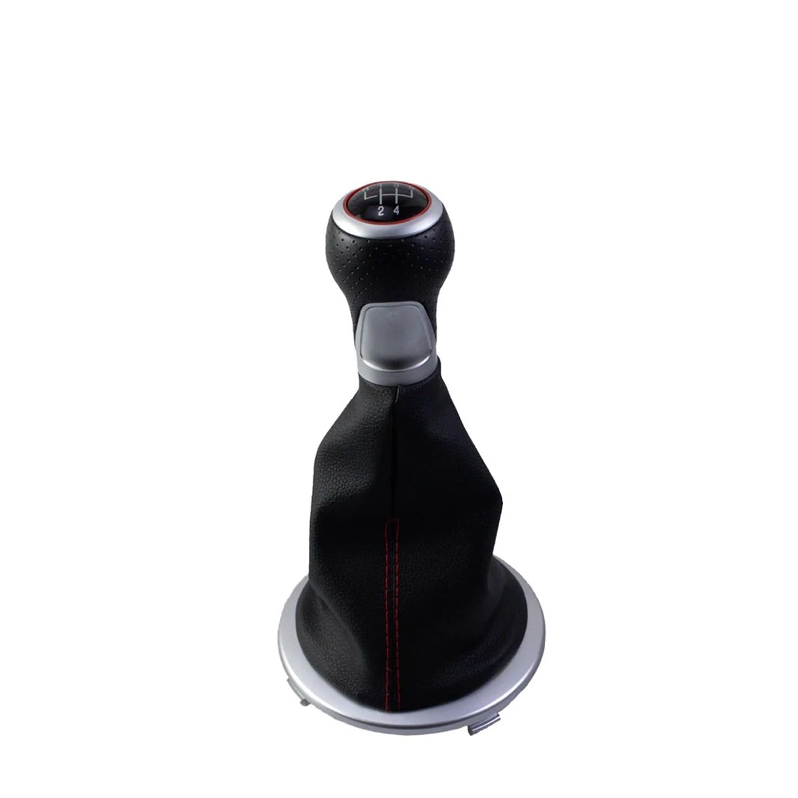 Kunyos Red Line 1 Sporty Gear Shifter Knob For Vw For Gol G4 G5 Black/Red