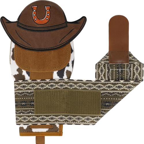 La mejor comparación de Guantes y manoplas para Hombre los preferidos por los clientes. 49 Big Crazy - Manopla deslizante de béisbol para adultos, para mano izquierda y derecha, diseño de vaquero occidental, guante deslizante de softbol para hombre, muñeca de palma...