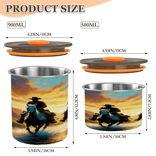 Recipiente Hermético de Acero para Café 17 oz miniatura 3
