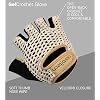AERO|TECH|DESIGNS | Crochet Cycling Gloves | Extra Thick Gel Padded Palms | Natural Leather and Cotton