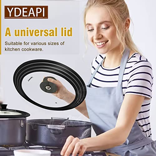 image for Ydeapi Universal Lid For Pans - For 16/18/20 cm Diameter Pots and Pans
