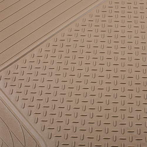 Image of FH Group ClimaProof Universal Cargo Mat - All-Weather, Trimmable Trunk Mat (54.5 inch W x 44 inch D) - Fits Most Cars, SUVs & Trucks - Beige