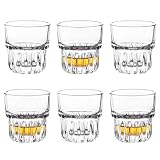 Jaepsing Shot Glasses, 3oz Heavy Base Shot Glass Set of 6/Clear Shot Glasses/Cordial Glasses/Sherry Glasses