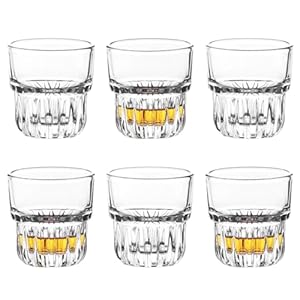 Shot Glasses, 3oz Heavy Base Shot Glass Set of 6/Clear Shot Glasses/Cordial Glasses/Sherry Glasses