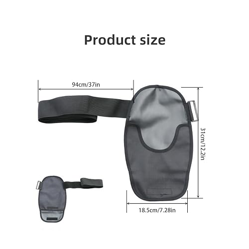 Miniatura 2 de Fundas para bolsa de ostomía, ajustable, portátil, para colostomía, impermeable, para estoma de ducha, con cinturón de soporte elástico ajustable