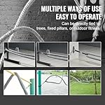 VEVOR Battle Rope, 1.5 Inch Diameter 30Ft Length Polyester Exercise Rope, Battle Exercise Equipment with Protect Sleeve & Anchor, Heavy Weighted Rope for Home Gym Workout Core Strength Training, Gray - Image 5