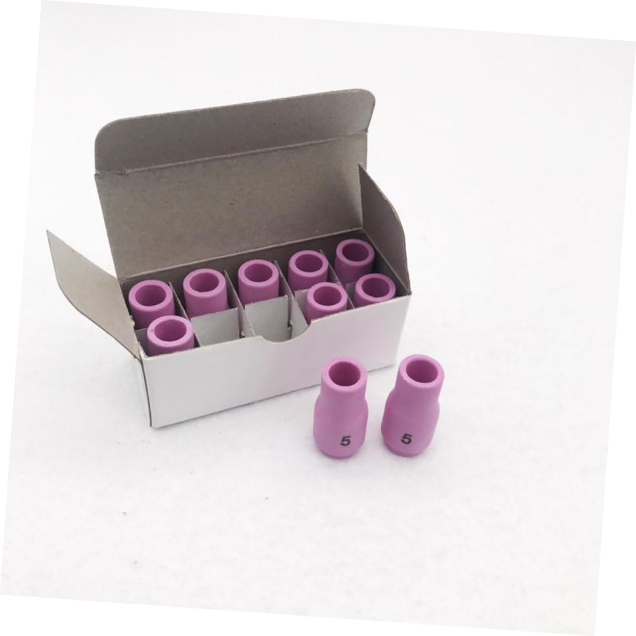 Housoutil 10pcs Welding Torch Nozzle Argon Arc Nozzle Cup Nozzles Parts Nozzle Argon Arc Welding Nozzle Argon Arc Welding Accessories Plasma Accessories Kit Argon Arc Welding Parts