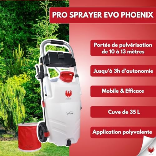 PHOENIX - Pro Sprayer Evo Pulvérisateur Électrique 35L...