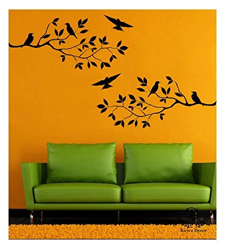Kayra Decor Stencil for Wall Painting - Bird Tree Branch Design Pack of 1, 16 inch x 24 inch (KHS422) (B079N9RFN5) Amazon Price History, Amazon Price Tracker