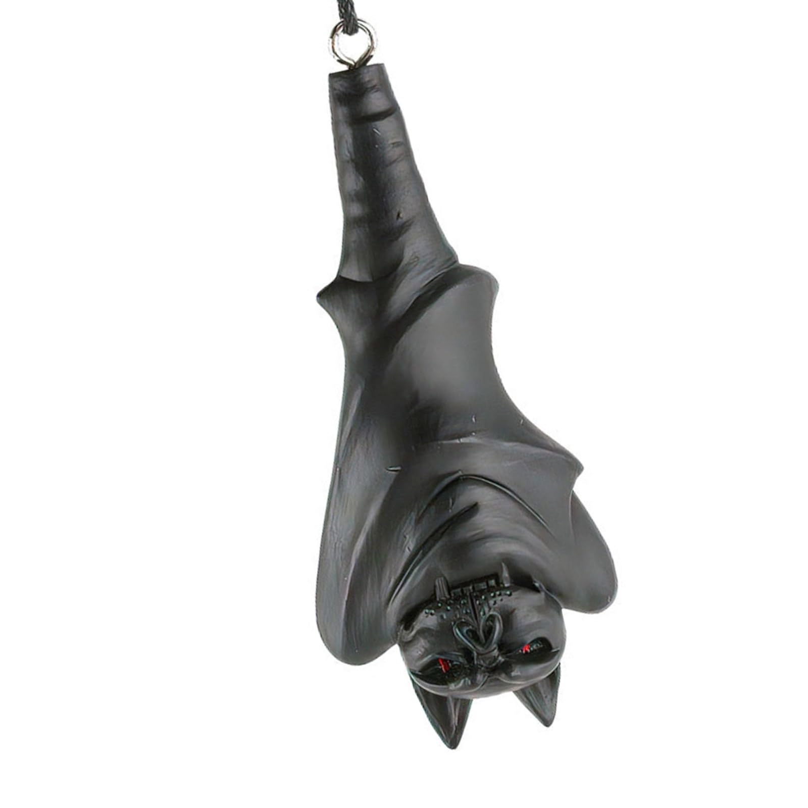 Buxuaaaa Inverted Bat Hanging Halloween Outdoor Hanging Decorations Outdoor Halloween Specter Bat Figures Hanging Ornament For Haunting Yard Decors Eerie Decoration