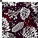 Spoonflower Fabric - Festive Forest Burgundy Christmas Holiday Nature Pinecone Winter Printed on Minky Fabric by The Yard - Sewing Baby Blankets Quilt Backing Plush Toys