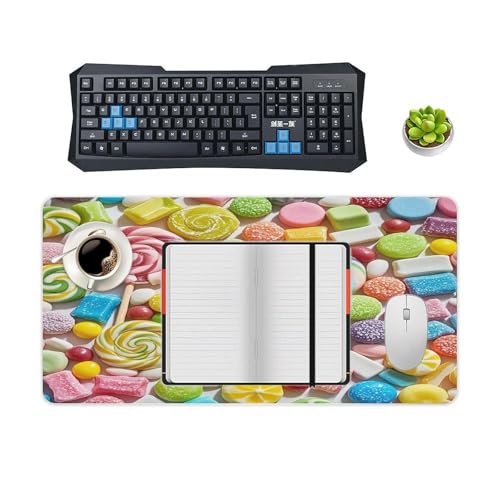 Sweet Candy Backdrop Desk Pad Large Office Desk Mat miniatura 4