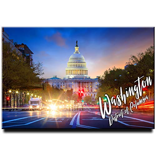 Imán para refrigerador Washington D.C. viaje souvenir