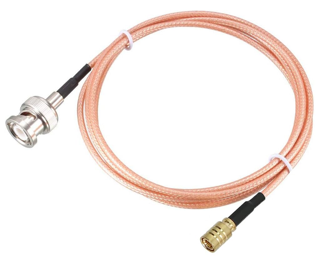 DHT Electronics DHT Electronics RF coaxial coax cable assembly BNC male to SMB female 48'