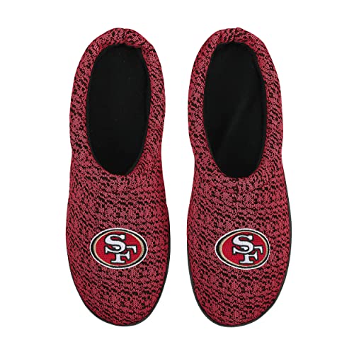 Image of FOCO NFL mens Poly Knit Cup Sole Slipper