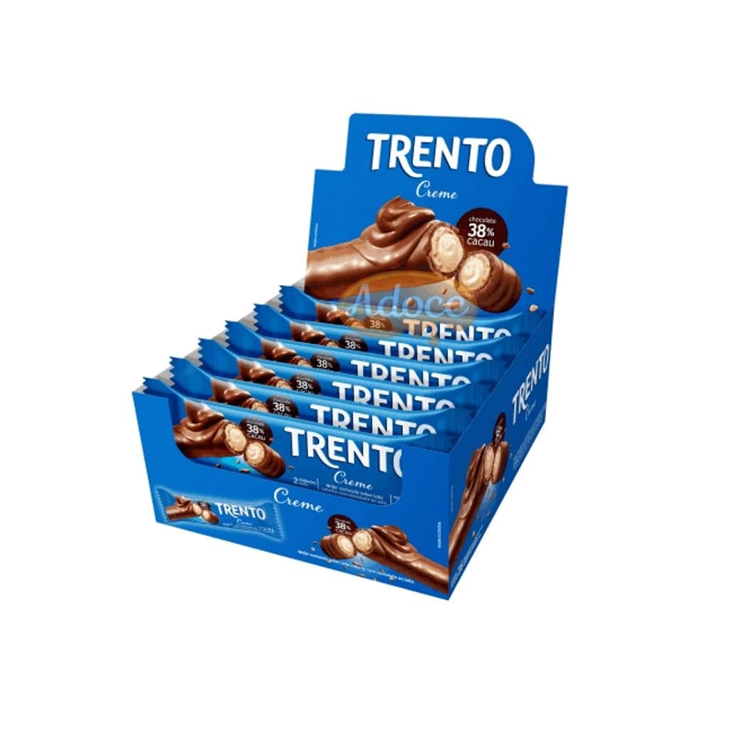 Chocolate Com Wafer Trento Recheio Creme C/16 - Peccin