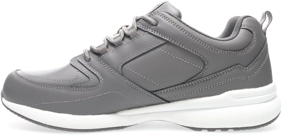 Propet Men's Life Walker Sport Sneakers, Dark Grey, 14 XX-Wide US