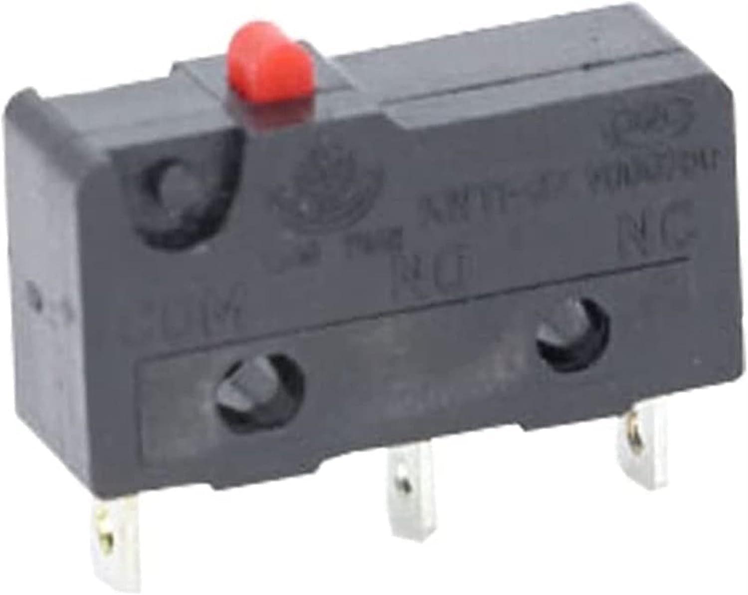 5 uds Mini Micro interruptor de límite NO NC 3 pines terminales PCB SPDT 5A 125V 250V 29mm palanca de arco de rodillo microinterruptores de acción rápida