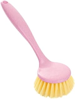 Dish Scrubbing Brush,Pan brush，Long Handle Cleaning Brush Decontamination Washing Pot Dishwashing Brush Sink Stove Cleaning Gadgets Kitchen Accessories Kitchen Cleaning Brush Dishwashing Br (Color : B