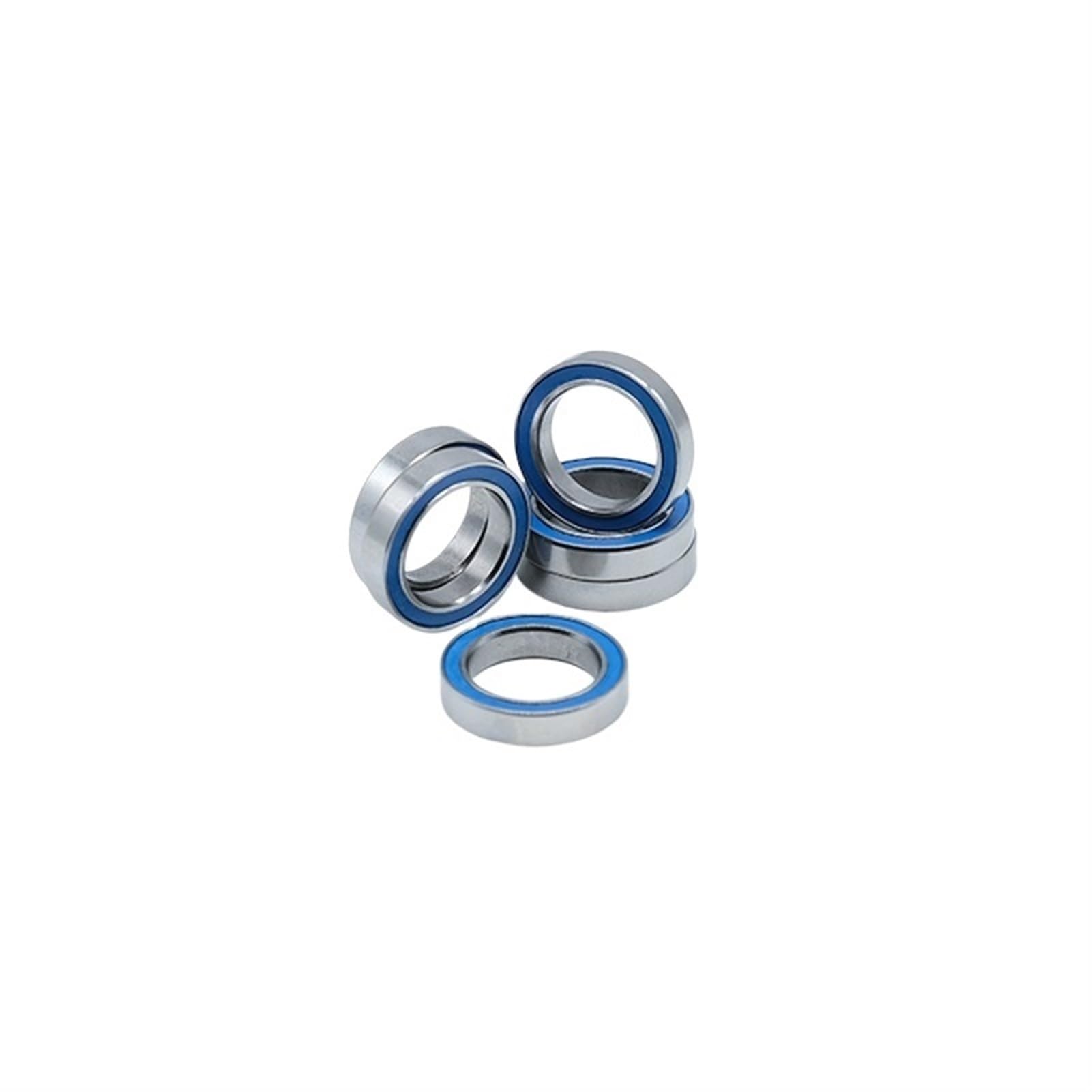 Deep Groove Ball Bearings 6 PCS MR1319RS Lager Blau Versiegelt 13x19x4mm ABEC-7 MR1913 2RS ​​Kugellager Teile for Hobby RC Auto Lkw