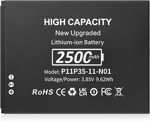 UQOIE P11P35-11-N01 Battery, Upgraded 2500mAh Super High Capacity 0 Cycle Li-ion Replacement Battery for Texas Instruments TI-84 CETI-84 Plus CE UQOIE P11P35-11-N01 Battery, Upgraded 2500mAh Super High Capacity 0 Cycle Li-ion Replacement Battery for Texas Instruments TI-84 CETI-84 Plus CE