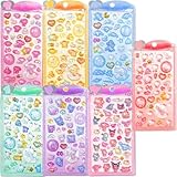 【新3月】fashionme 全種類在库！SNS人気 シール 3Dシール タイル ごほうび 女の子 Diy おはじき 手帳DIY 交換 贈り物 入荷 (A+B+C+D+E+F+G(7枚セット))