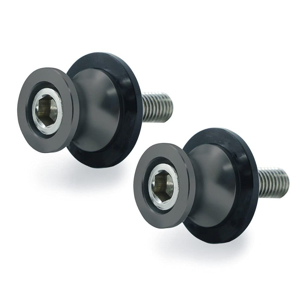 Sliders de bras oscillant M8 titane pour moto Kawasaki ER-6N et béquille paddock arrière