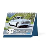 Trötsch Aufstellwochenkalender DDR Fahrzeuge 2024: Aufstellkalender Tischkalender