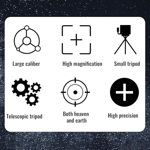 Telescopio Astronómico de 150X con Trípode miniatura 3