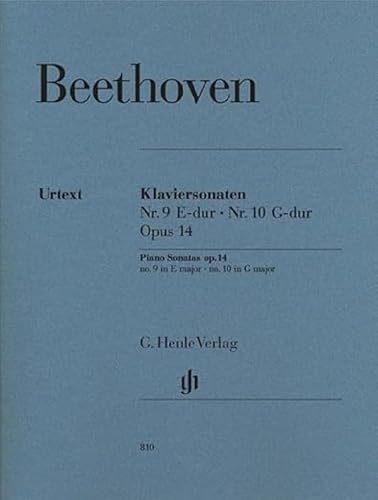 Klaviersonaten Nr. 9 E-dur op. 14,1 und Nr. 10 G-dur op. 14,2: Instrumentation: Piano solo