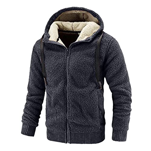 Meggsnle Wintermantel Schwarz Herren Kunstfellkragen Skijacke Snowboardjacke Jacke für alle Outdoor-Aktivitäten Herren Kapuzenpullover Hoodie Herren Jacke Kapuzenpullover Adventskalender 2022 Cover