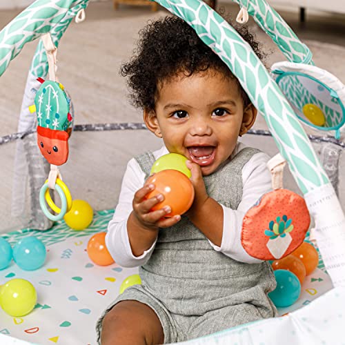 Infantino 4-In-1 Succulent Jumbo Activity Gym & Ball Pit - Combination Activity Gym And Ball Pit For Sensory Exploration And Motor Skill Development For Newborns, Babies And Toddlers #TOP6
