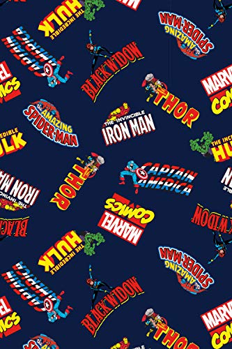 Marvel Comics Men's Avengers Iron Man Captian America Hulk Thor Spider-Man Logos Sleep Lounge Pajama Pants3