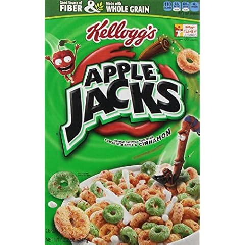 Apple Jacks Cereal, 12.2-Ounce Boxes (Pack of 4) Cover
