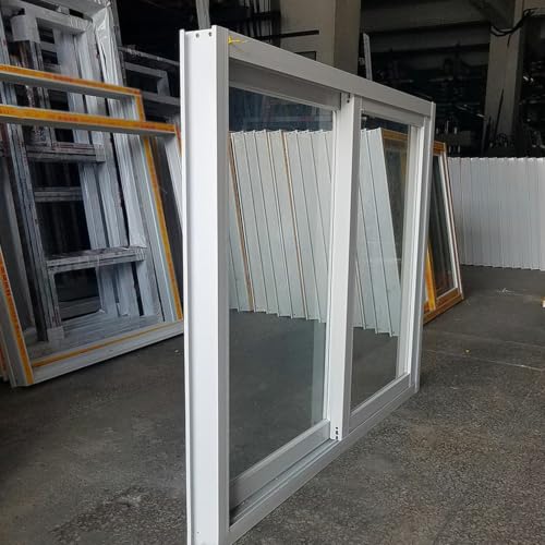 Ventanas de repuesto de aluminio blanco con vidrio templado aislado 7