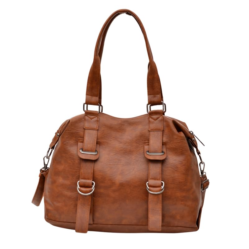 Grande capacité pour ce sac fourre-tout cuir PU élégant qui loge tout