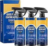 Quick Effect Coating Agent for Car,3 in 1 Hochschutz-Auto-Beschichtungsspray Schnellwirkungs-Beschichtungsmittel,Spray Coating Agent Autos Kratzer Entferner Beschichtungsspray Autolack