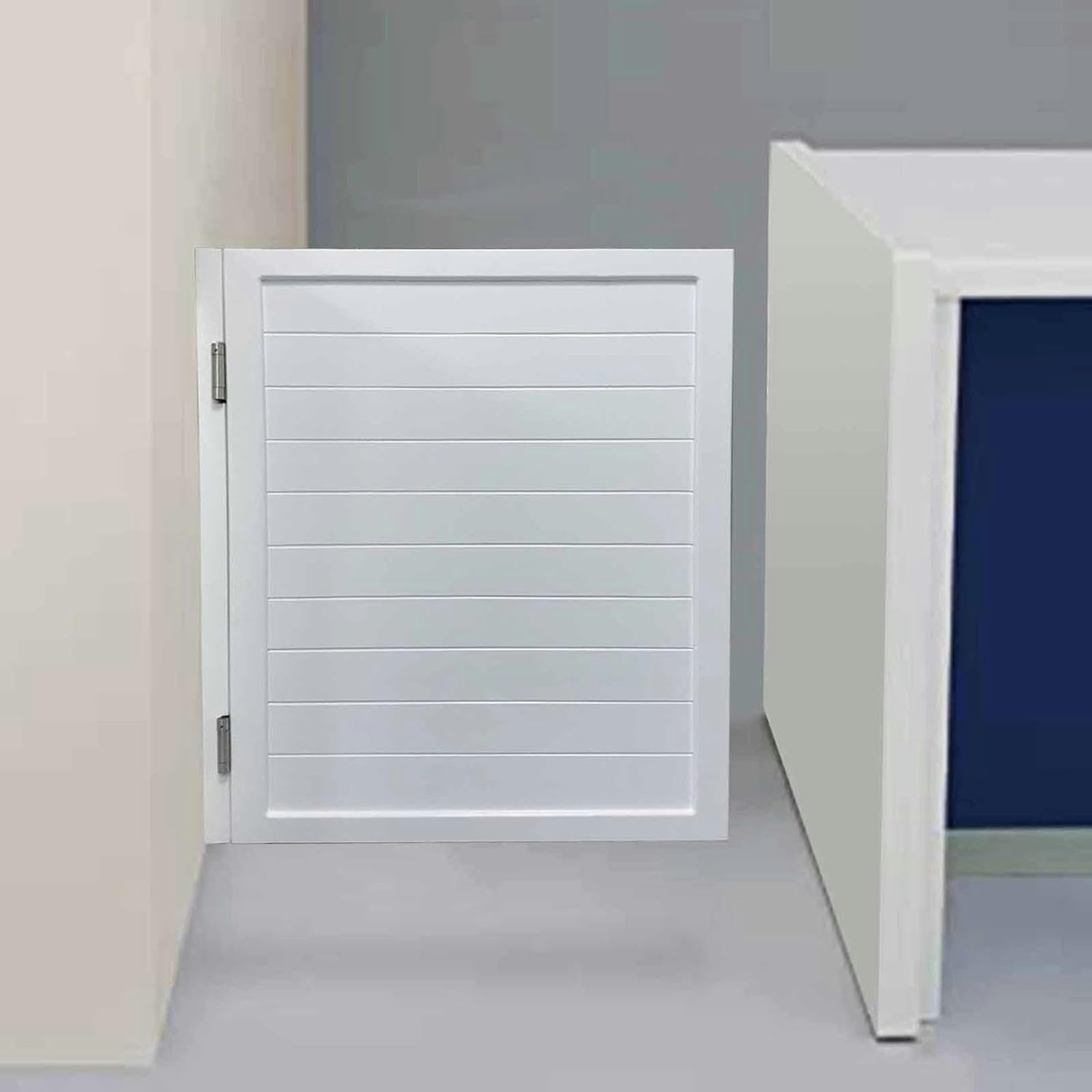 Porte de bar battante blanche de séparation de comptoir et magasin de 60 à 90cm