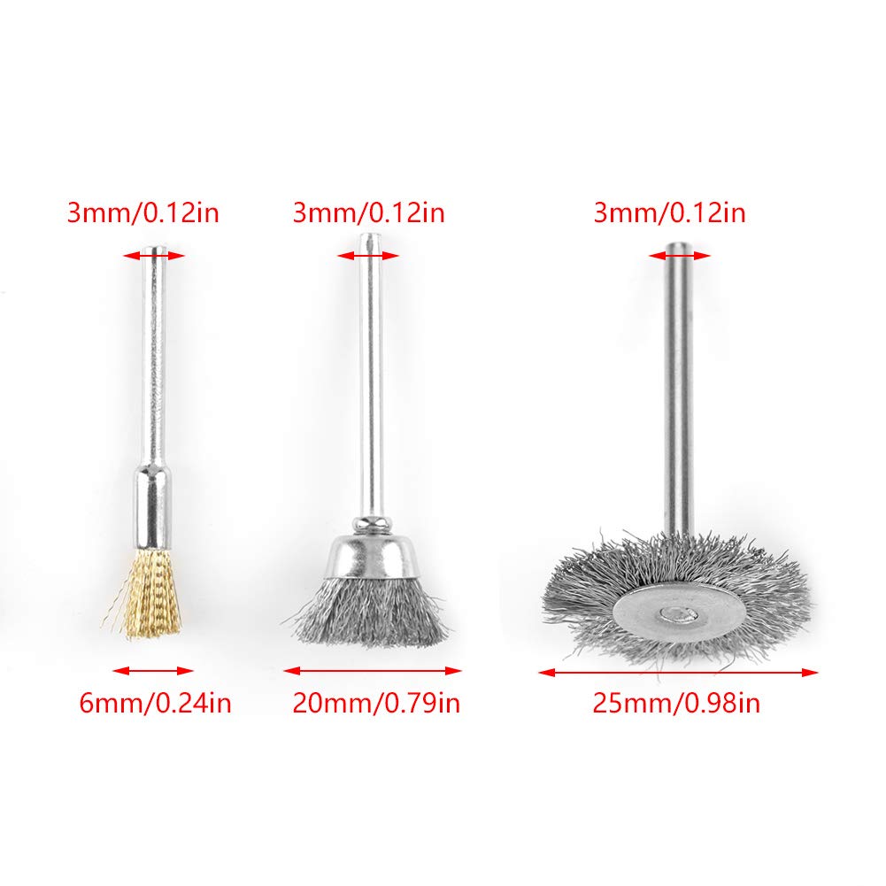 Kit Da 18 Spazzole A Tazza In Alluminio Per Utensili Rotanti – Rimuovi Ruggine E Vernice Con Facilità