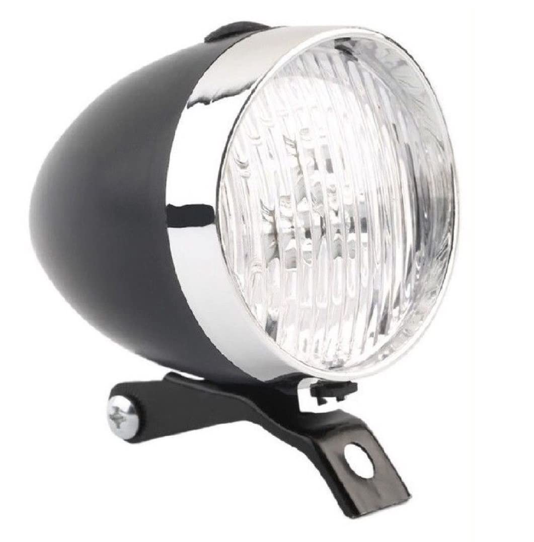 Fanale Luce Anteriore Bianco 3 LED Bici Olanda - R - Graziella - 2