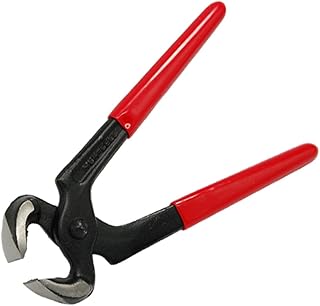 Aexit 6 Inch Pliers End Cutting Nipper Pliers Red -Nose Pliers Handle Tools
